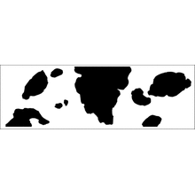 Пример трафарета Корова 2