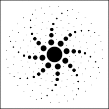 Пример трафарета Туманность