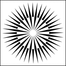 Пример трафарета Пульсар