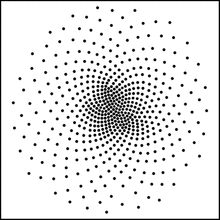 Пример трафарета Галактика