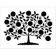 Пример трафарета Дерево жизни 1