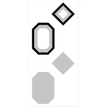 Пример трафарета Пасторские обои