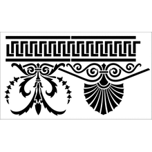 Пример трафарета Бордюр 1