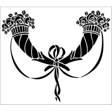 Пример трафарета Бордюр 263