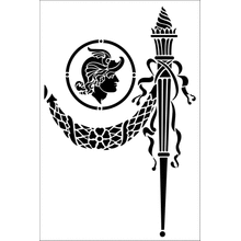 Пример трафарета Бордюр 285