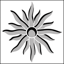 Пример трафарета Мотив 87