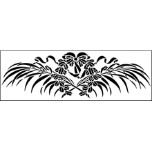 Пример трафарета Пальмы 2