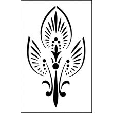 Пример трафарета Пальметта 1