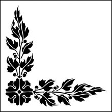 Пример трафарета Угловой элемент 3