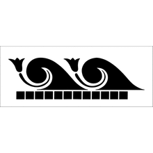 Пример трафарета Бордюр 81