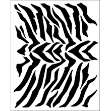 Пример трафарета Зебра 5