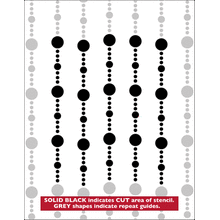 Пример трафарета Бусины 1