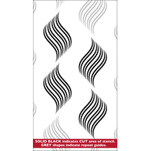 Пример трафарета Завитки