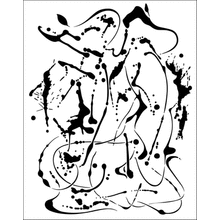 Пример трафарета Брызги 2