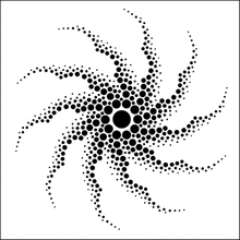 Пример трафарета Сверхновая