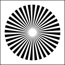 Пример трафарета Клинья