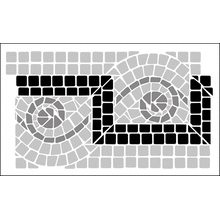 Пример трафарета Бордюр 126