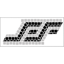 Пример трафарета Бордюр 144