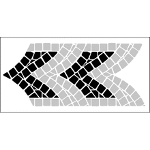 Пример трафарета Бордюр 162