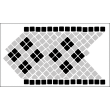 Пример трафарета Бордюр 8