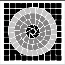 Пример трафарета Мозаика 9