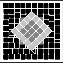 Пример трафарета Мозаика 10