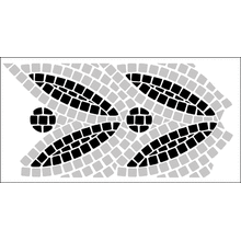 Пример трафарета Бордюр 28
