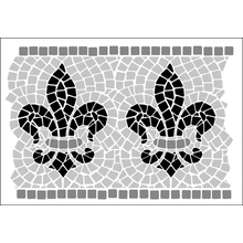 Пример трафарета Бордюр 143