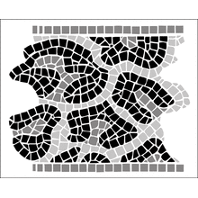 Пример трафарета Бордюр 161