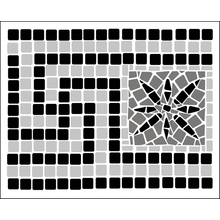 Пример трафарета Бордюр 7