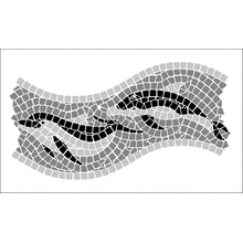 Пример трафарета Бордюр 17