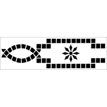 Пример трафарета Бордюр 10