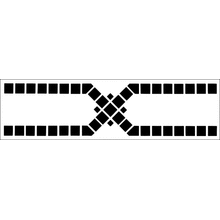 Пример трафарета Бордюр 40