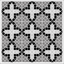 Пример трафарета Плитка 30