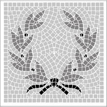 Пример трафарета Плитка 14