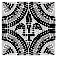 Пример трафарета Плитка 16