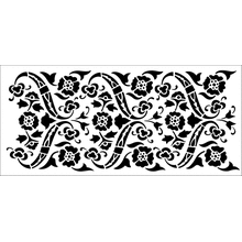 Пример трафарета Бордюр 226