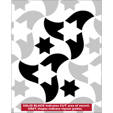 Пример трафарета Обои 64