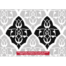 Пример трафарета Обои 75