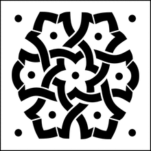 Пример трафарета Плитка 60