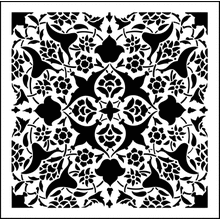 Пример трафарета Плитка 62