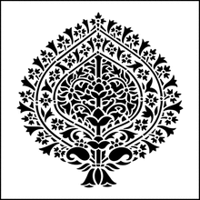 Пример трафарета Пальметта 3