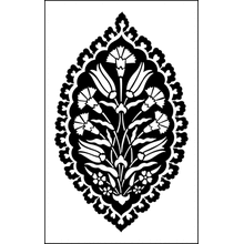 Пример трафарета Картуш 6