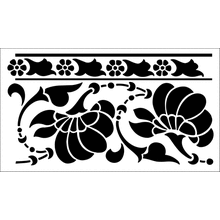 Пример трафарета Бордюр 42