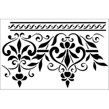 Пример трафарета Бордюр 51