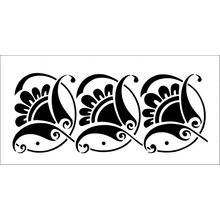 Пример трафарета Бордюр 82