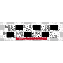 Пример трафарета Почтовые открытки