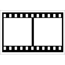 Пример трафарета Кинопленка