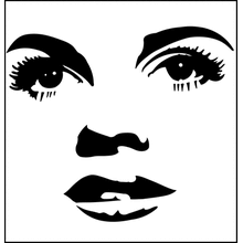 Пример трафарета Знаменитость 3