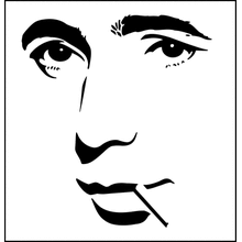 Пример трафарета Знаменитость 5